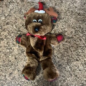 House of Lloyd Reindeer Super Christmas Around The World Plush Stocking